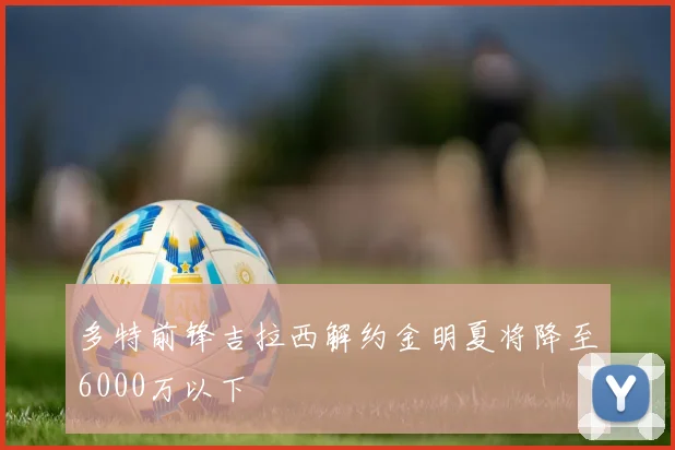 多特前锋吉拉西解约金明夏将降至6000万以下